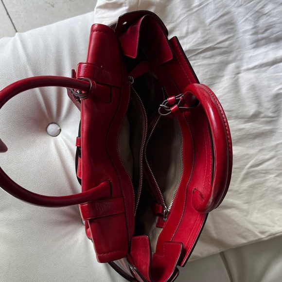 NWOT Reed Krakoff Boxer Tote Red Leather - Picture 9 of 11